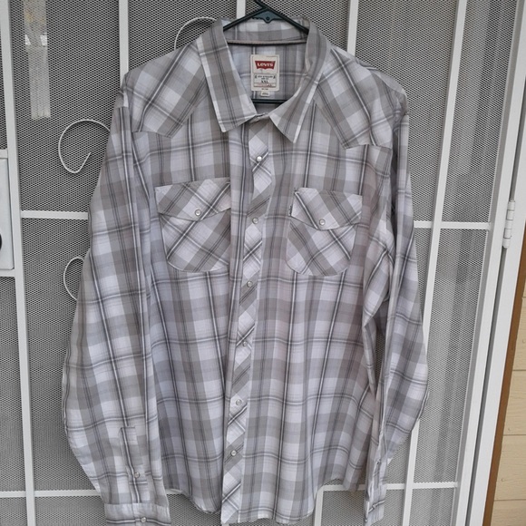 Levi's Other - Levi's Men's Western Pearl Snap Shirt Size XXL